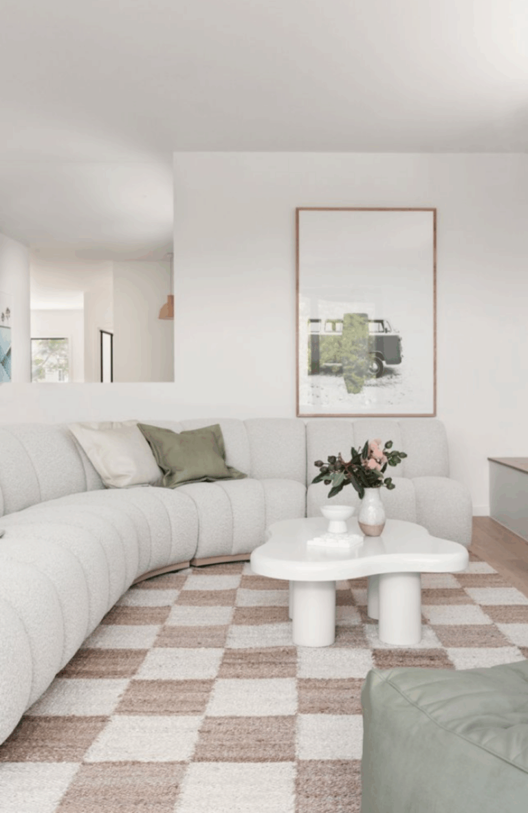 pastel living room