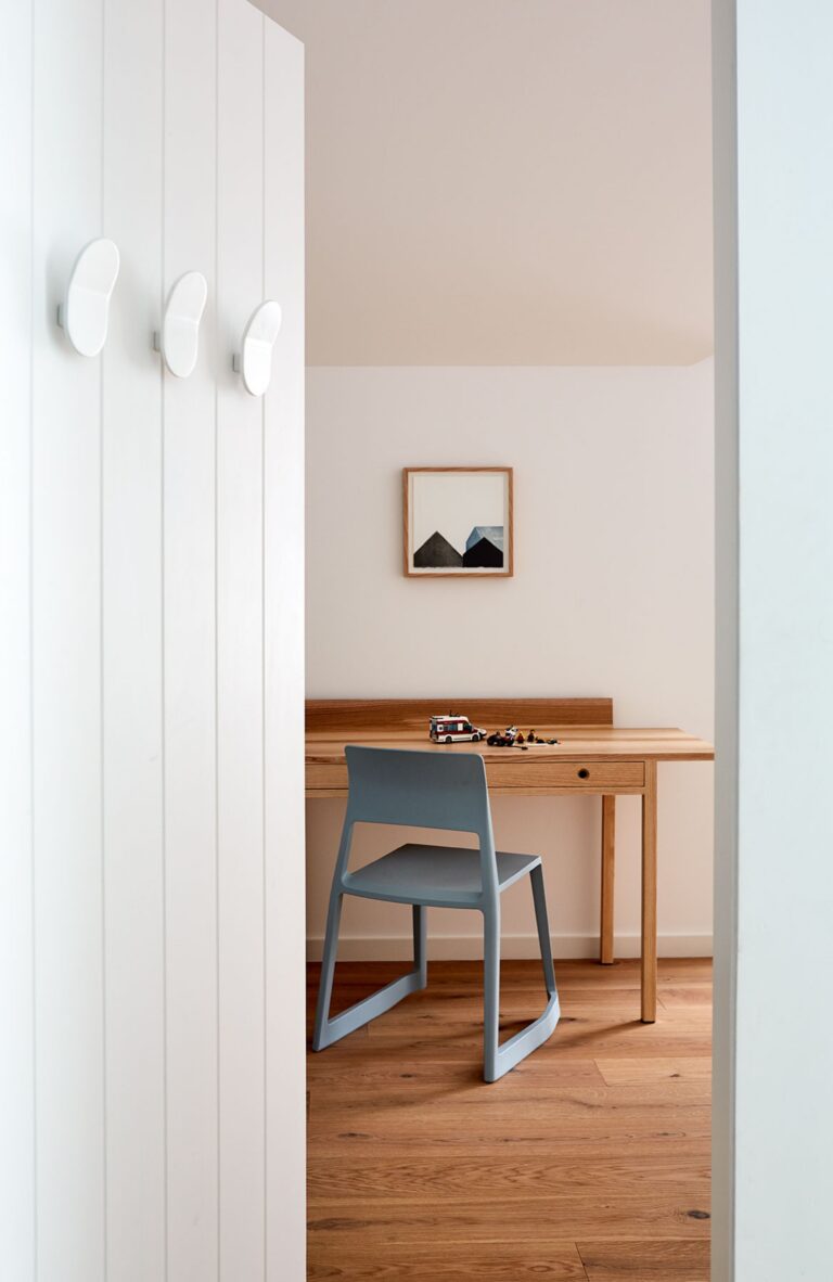 elevating spaces retro kids desk design