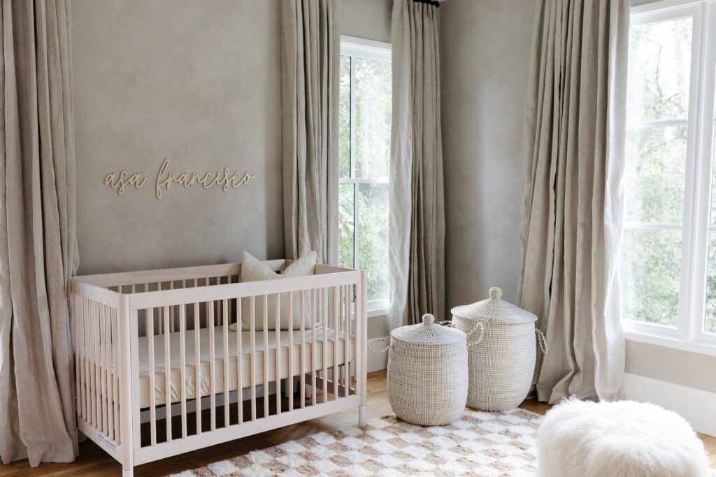 neutral baby nursery