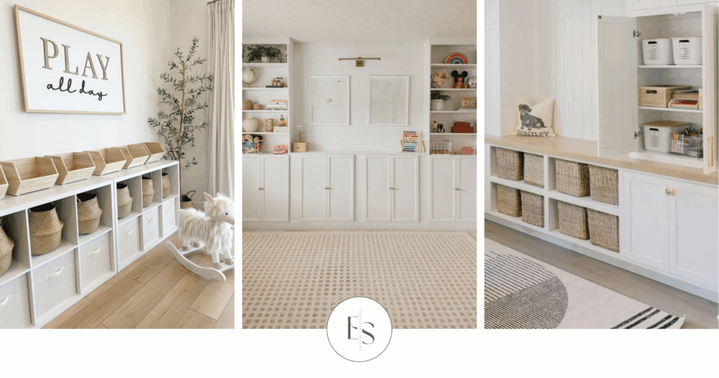 kids room online organization with elevating spaces